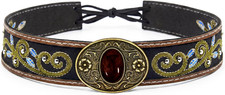 Cowboy Hat Bands for Men and Women, Western Leather Hat Band for Cowboy Hats Tie