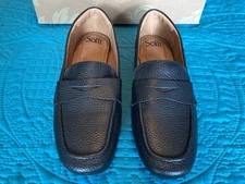 Sofft Allie Black Leather Penny Loafer 7.5 M NIB