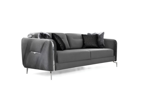 Luxus Sofa Dreisitzer Modern Polster Textil 3 Sitzer Wohnzimmer 235Cm-image