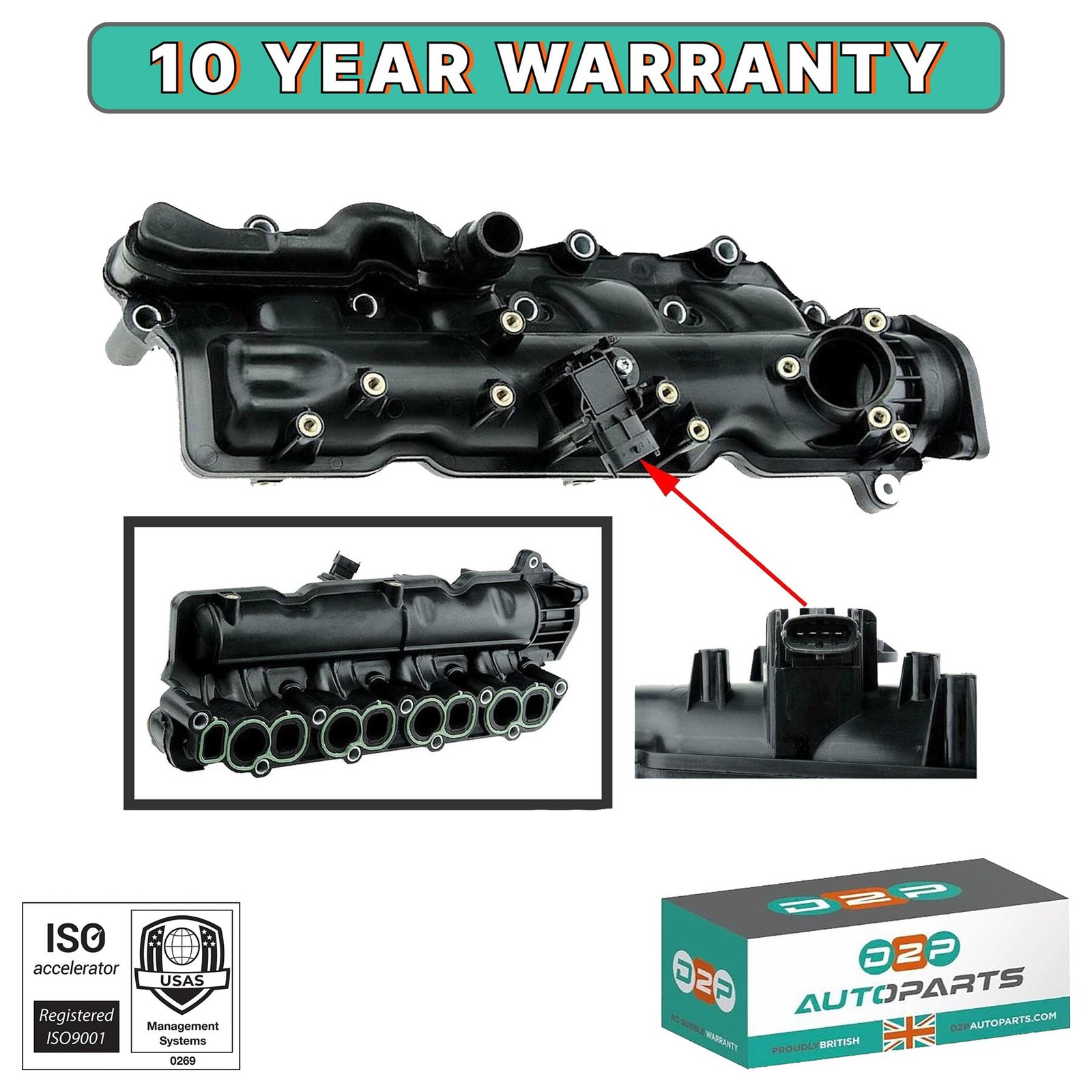 INTAKE INLET MANIFOLD FOR ALFA ROMEO MITO FIAT DOBLO 500L PUNTO LINEA 55211876