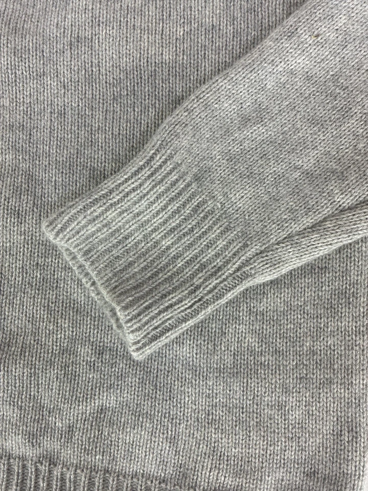 Jersey Hardy Amies gris cachemir cuello redondo talla S prendas de punto para hombre Foto 3 de 4