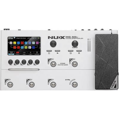 NUX MG50Li Modeler and Profiler MultiEffects Processor  White