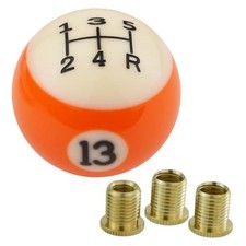 Ball Shift Knob 5 Speed Gear Lever Knobs 13 Billiard Style Shifter Orange