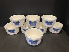 8 Maxam Ramekins Hand-painted Oven to Tableware Portugal