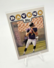 2008 TOPPS ROOKIE CARD #335 JOE FLACCO DELAWARE BLUE HENS BALTIMORE RAVENS. rookie card picture