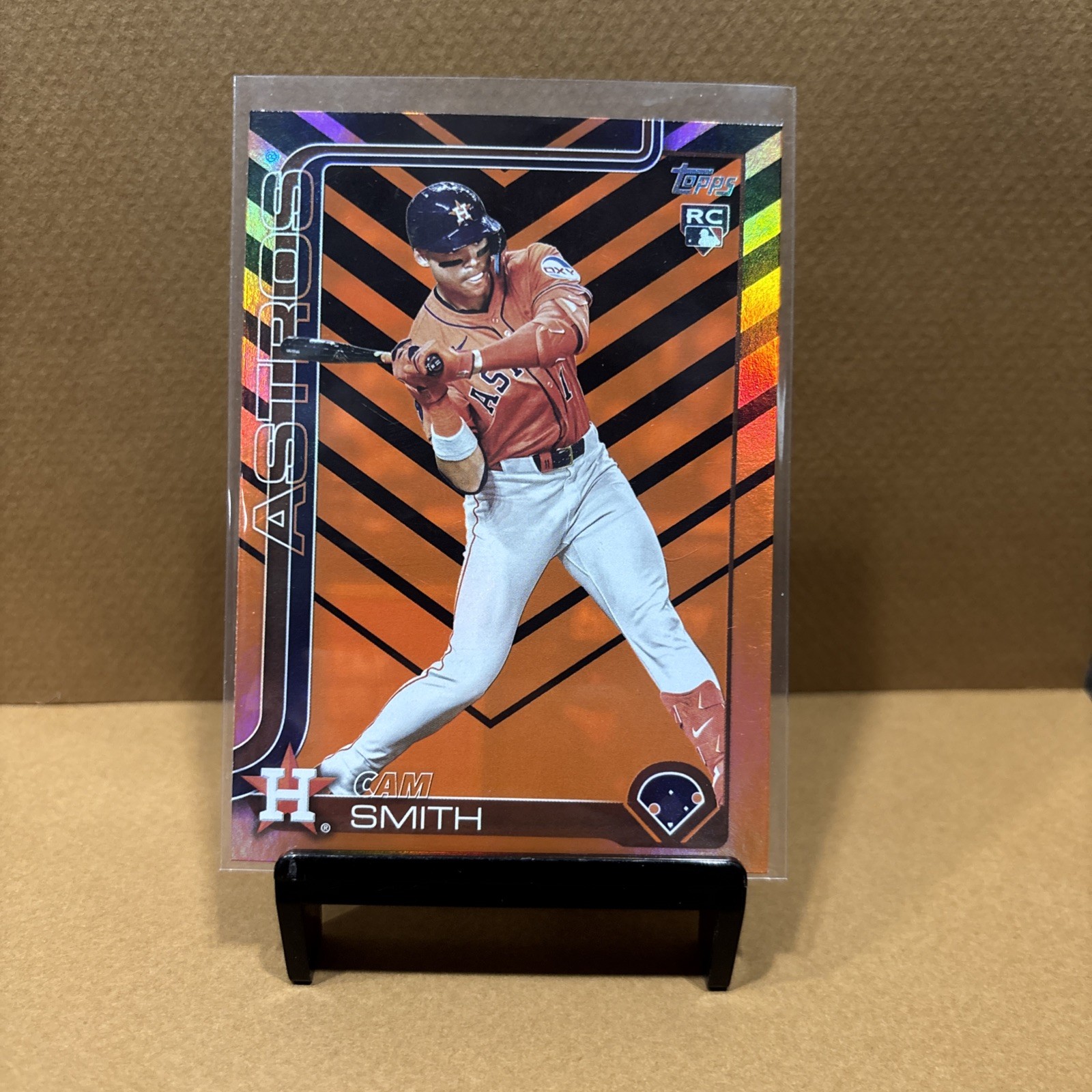 2025 Topps Update Series - Cam Smith #US298 Holiday Orange & Black Foil (RC)