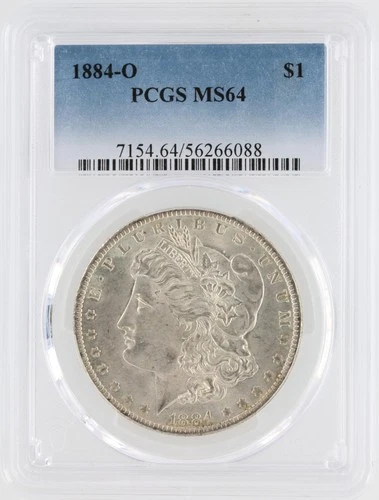 1884-O Morgan Silver Dollar PCGS MS64 S$1 New Orleans Minted No Reserve
