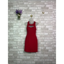 Guess Bodycon Red Strappy Mini Dress