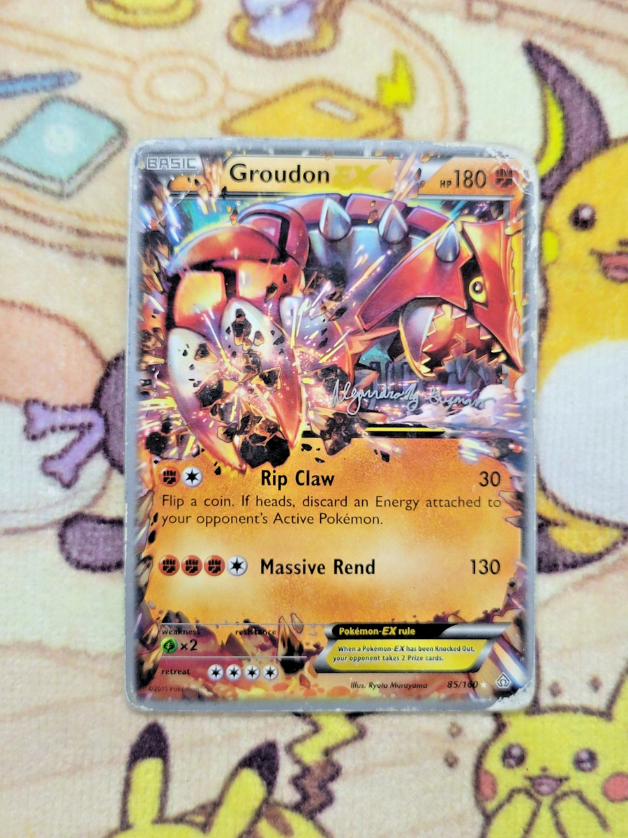 Groudon EX - 2015 (Alejandro Ng-Guzman) 85/160 World Championship 