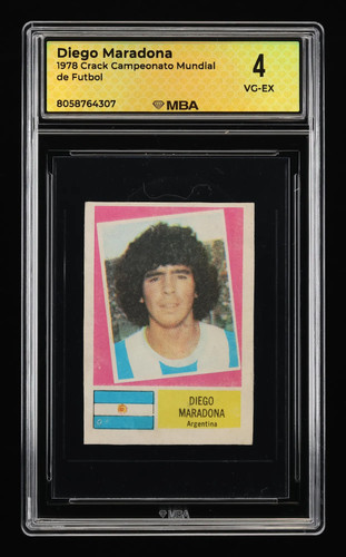 1978 Crack Campeonato Mundial de Futbol Diego Maradona MBA 4