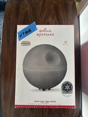 Hallmark Keepsake Star Wars Death Star Tree Topper Light/Sound QXI3554