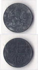 BOHEMIA AND MORAVIA. 10 HALERU 1944. NAZI OCCUPATION