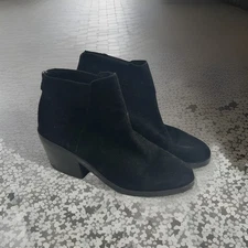 Eileen Fisher Ankle Boots Black Women’s Size 9 Suede