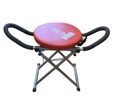 RED XL Fitness Ab & Core Machine Abdominal Exercise Chair Adjustable Resistance