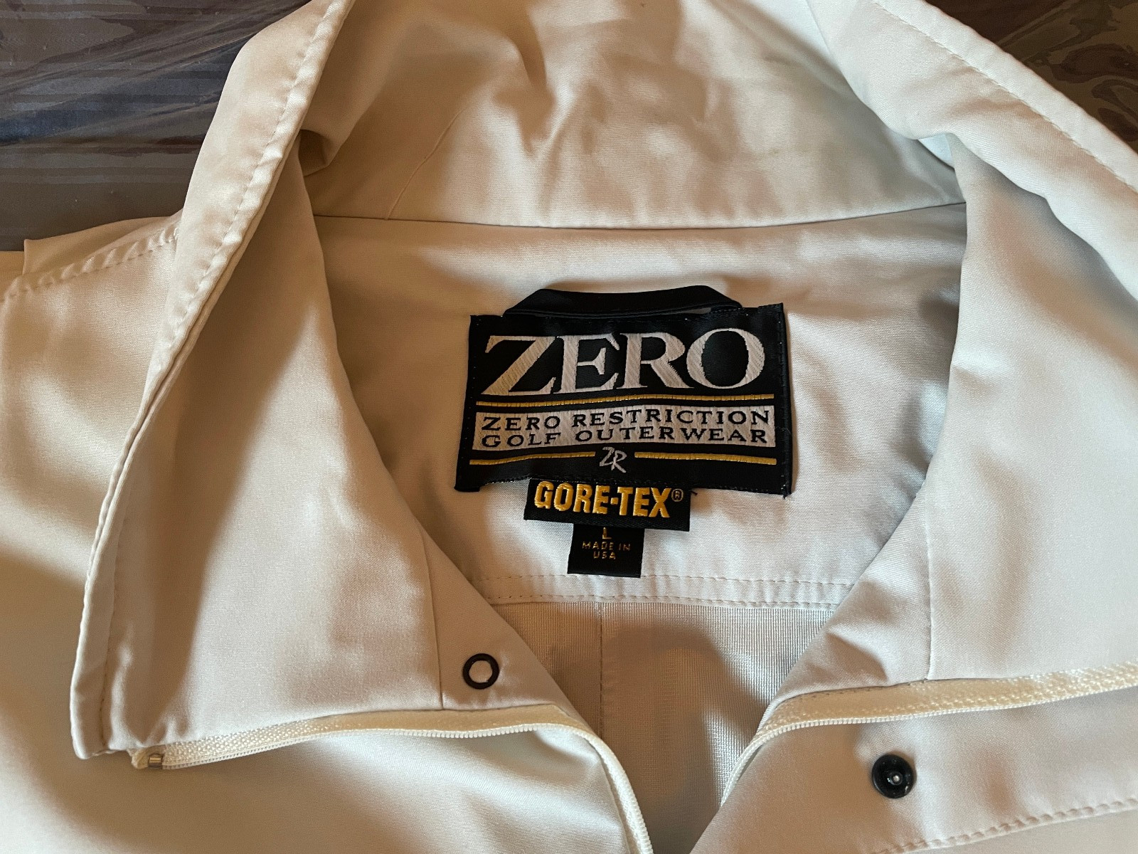 Shinnecock Zero Restriction Jacket Men L Beige Wi… - image 6