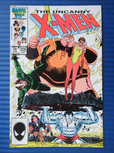 UNCANNY X-MEN # 206 - (NM+) -BLOB-WOLVERINE-COLOSSUS-STORM-NIGHTCRAWLER-CYCLOPS