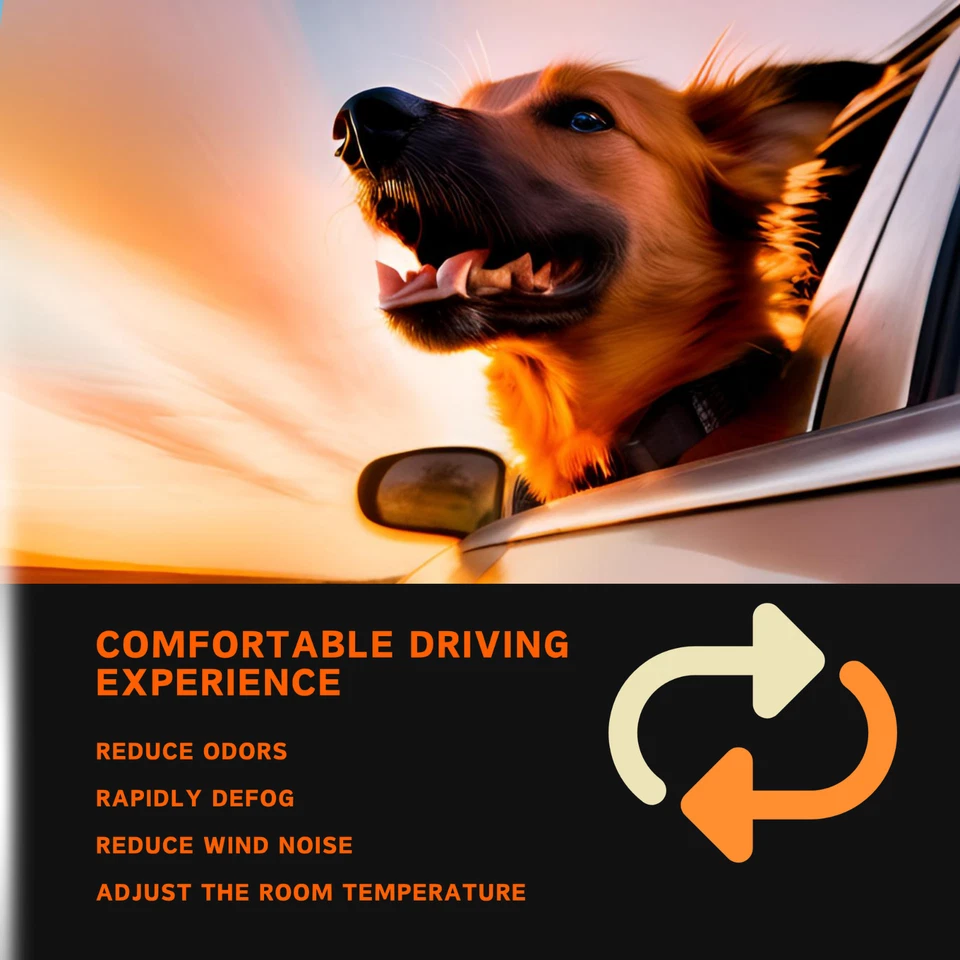 Deflector de viento en canal para Ford Fiesta 4D/5D 2010-2019 4 piezas Foto 4 de 4