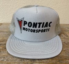 Vintage Pontiac Motorsports Mesh Snapback Trucker Hat Otto Brand