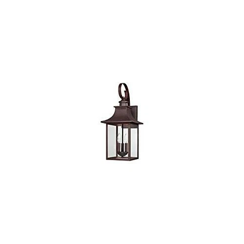 Quoizel CCR8410CU 3-Light Chancellor Outdoor Lantern in Copper Bronze - Picture 3 of 7