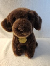 Miyoni Tots By Aurora Plush Chocolate Lab Puppy 8" Excellent