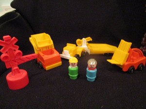 vintage fisher price construction toys