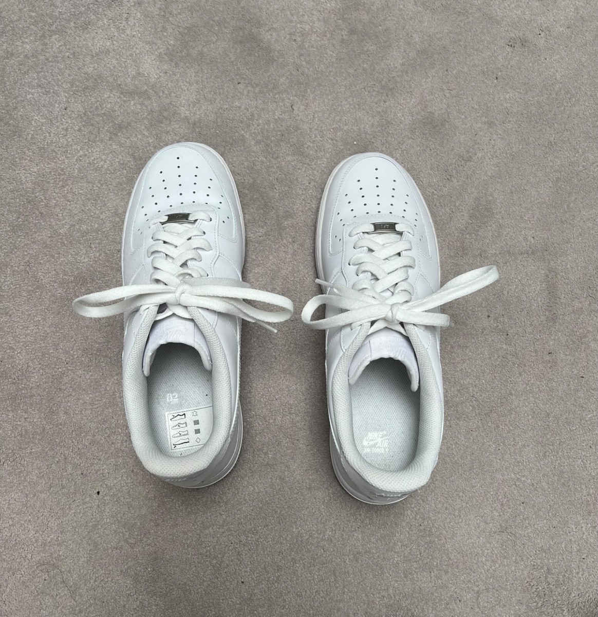 Nike Air Force Ones White Shoes Size: 11 UK UK