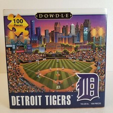 Detroit Tigers Dowdle Folk Art 30278 Jigsaw Puzzle - 100 Pieces Brand New