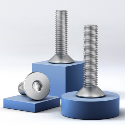 M4 M5(4mmØ)COUNTERSUNK SCREWS A2 STAINLESS STEEL ALLEN KEY HEXAGON SOCKET BOLTS