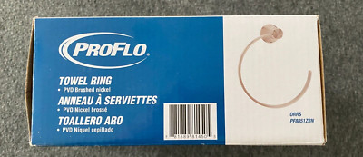 PROFLO PF2951 Cassadore 6-3/8'' Wall Mounted Towel Ring - Nickel