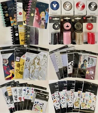 DISNEY Happy Planner Book Stickers Discs Envelope Decal Cling Access. - U PICK!