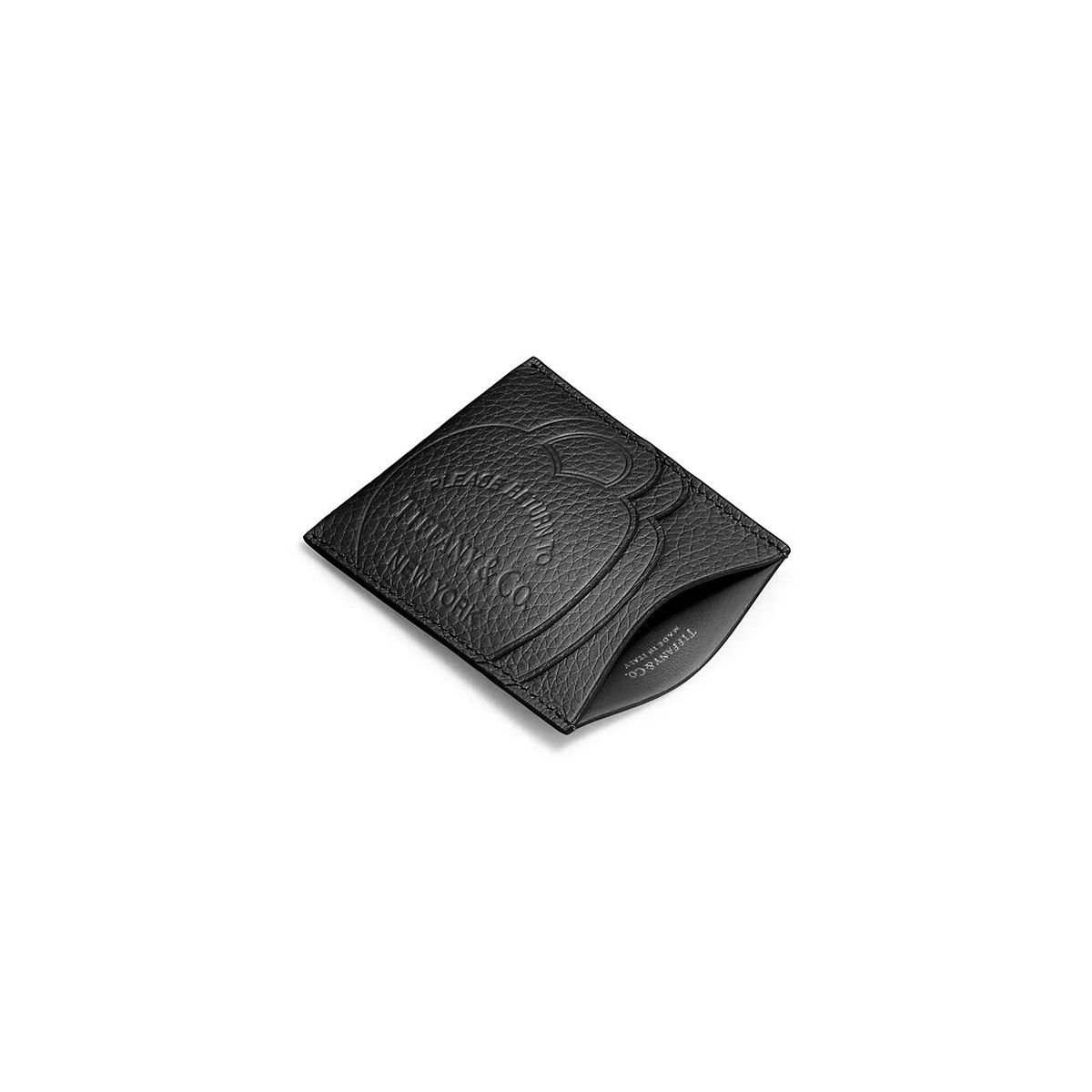 Tiffany & Co. Return to Tiffany™ Card Case Black Leather Novelty