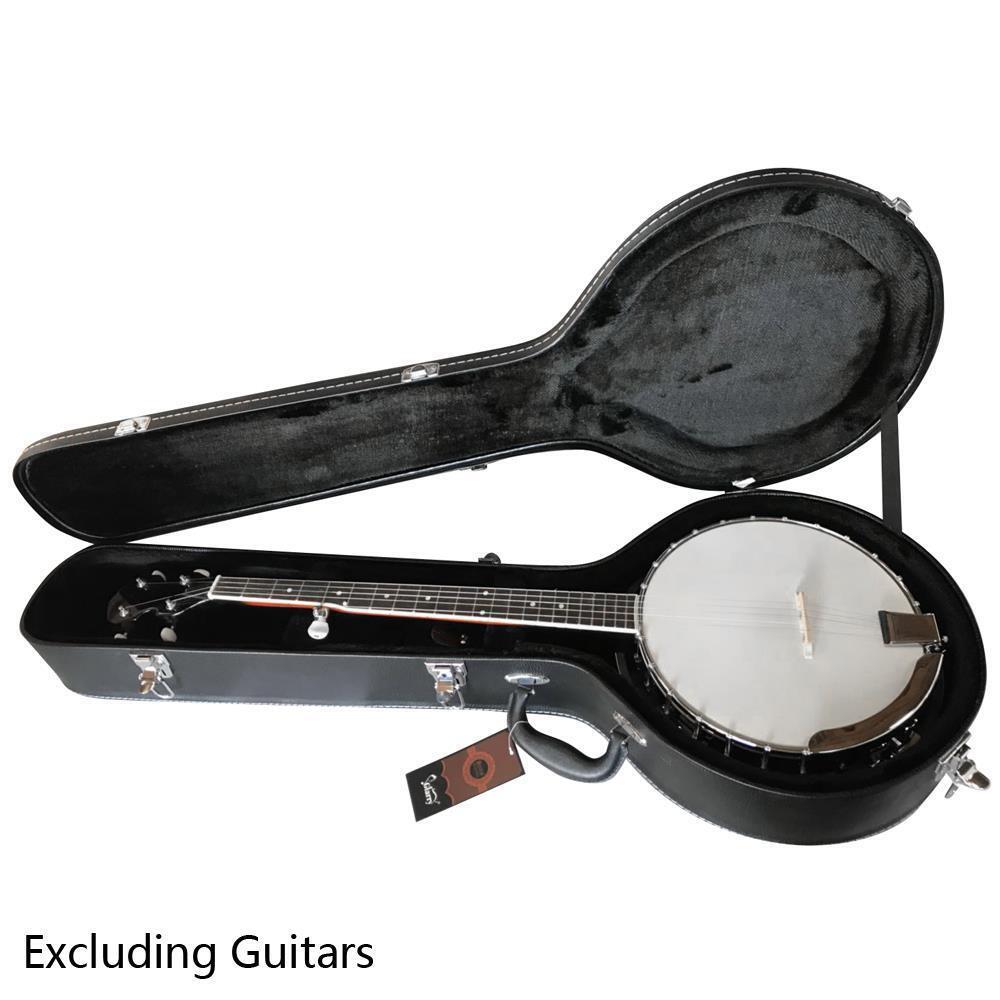 Hardshell High Quality Professional 5string Banjos Black Leather Case Black eBay