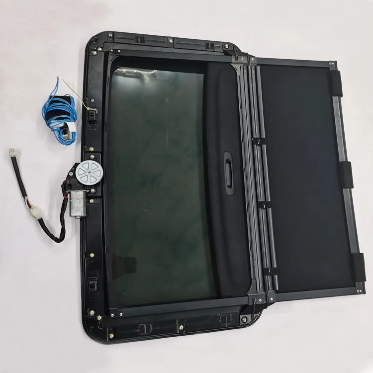 Automotive Universal Sunroof Glass Assembly Size860*495mm Electric