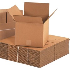  25-Pack  12x12x12 Inch Bulk Heavy-Duty Corrugated Boxes Perfect for Shipping