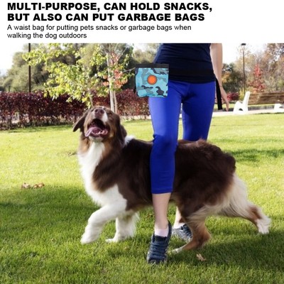 Pet Dog Puppy Pouch Walking Food Snack Bag Training Waist Storage Hold Pockets