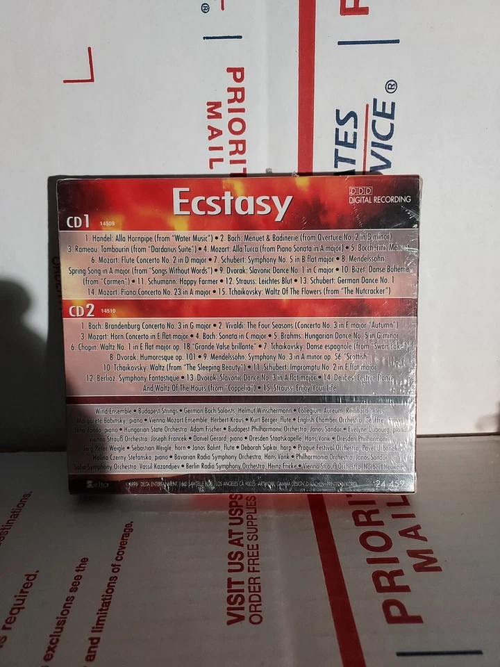 New Sealed Rare Classic Emotions Ecstasy Box set  2 CD Strauss Rameau ~ #162j - Image 2 of 2
