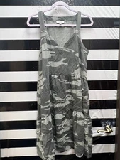 Women "Spendid" camouflage sleeveless sheath dress. Size L. Prev.Owned