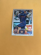 Jose Altuve  2023 Topps Chrome Baseball Base #112 Nice Astros