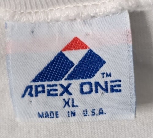 Vintage Colorado Rockies Wraparound T-Shirt Made In USA Apex One Shoulder Hit XL - Picture 6 of 6