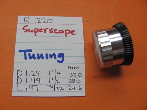 📈SUPERSCOPE TUNING KNOB R-1220 STEREO RECEIVER - Picture 2 of 4