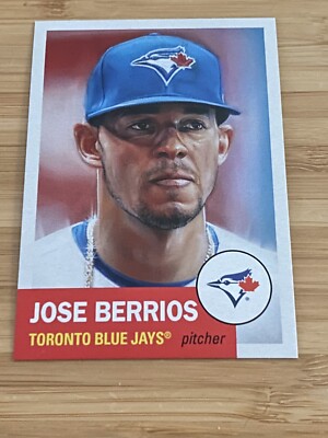 Toronto Blue Jays JOSE BERRIOS 2022 Topps Living#502 Facsimile Auto