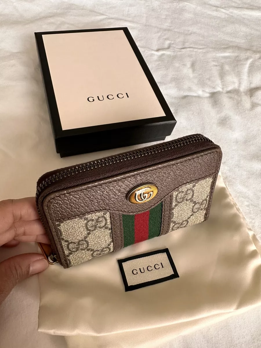 Gucci 'fake/not' Print Billfold Wallet in Natural for Men