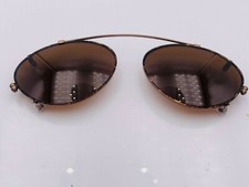 Vintage Tortoise Oval Clips-On Sunglasses Frames