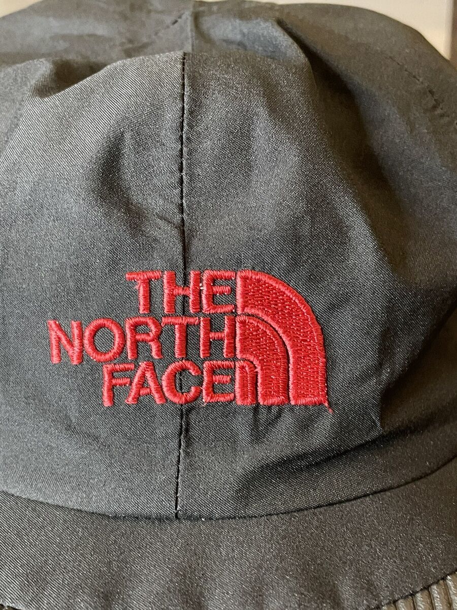 Vintage The North Face Gore-Tex Black Soft Brim Strap Back Hat Cap