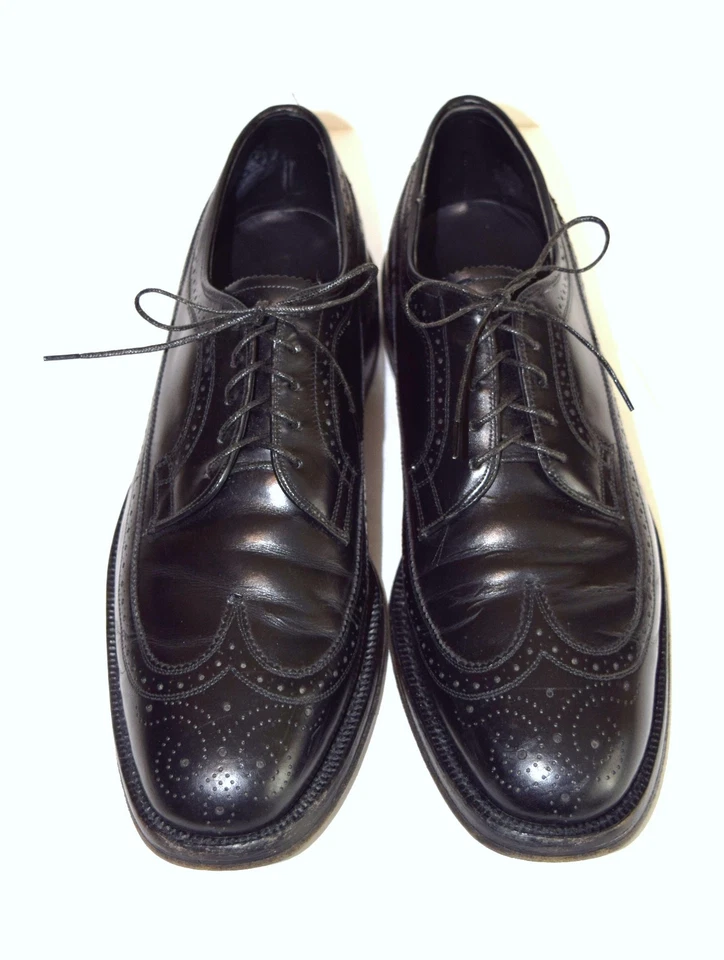 Zapatos de vestir JOHNSTON & MURPHY J & M Oxford punta de ala para hombre 12 EE. UU. Foto 2 de 4