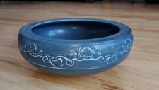Rookwood Arts  Crafts Pottery Deep Blue Heart  Vine Bowl 2165