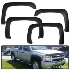 Factory Style Fender Flares Fit For 07-13 Chevy Silverado 1500/2500HD/3500HD