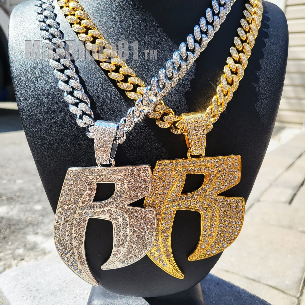 Ruff Ryder R Large Pendant & 13mm 20 Ruff Ryder R Large Pendant & 13mm 20