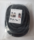 Alex Tech Split Sleeving Cord Cover / Cable Protector - 25ft x 1 inch - Black