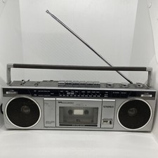 Vintage Sears SR2100 Series Mini Boombox Portable AM FM Cassette Radio